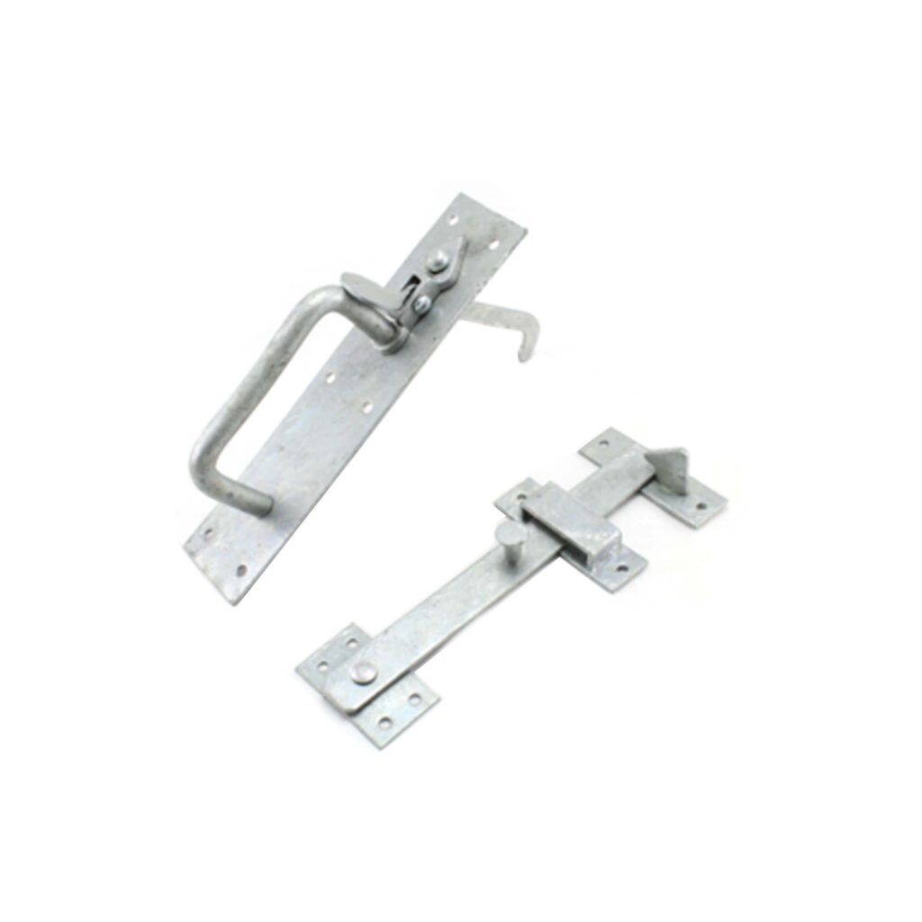 Iron Suffolk Latch - Zinc - SPIRA BRASS